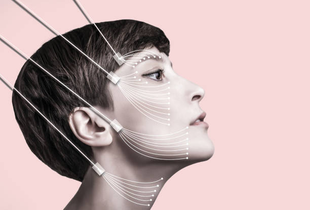 istock Young female with clean fresh skin 1128062804