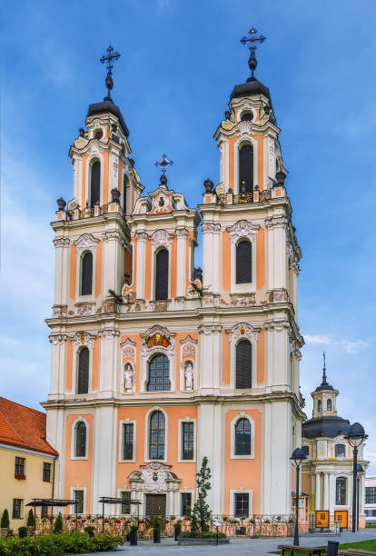istock Church of Saint Catherine, Vilnius, Lithuania 1128064547