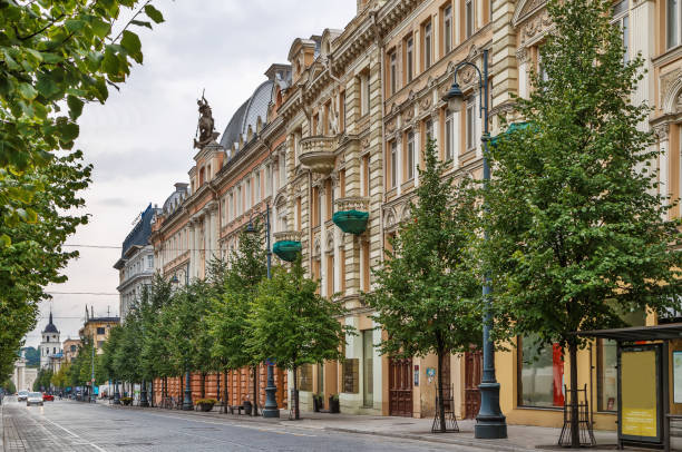 istock Gediminas Avenue, Vilnius, Lithuania 1128064609