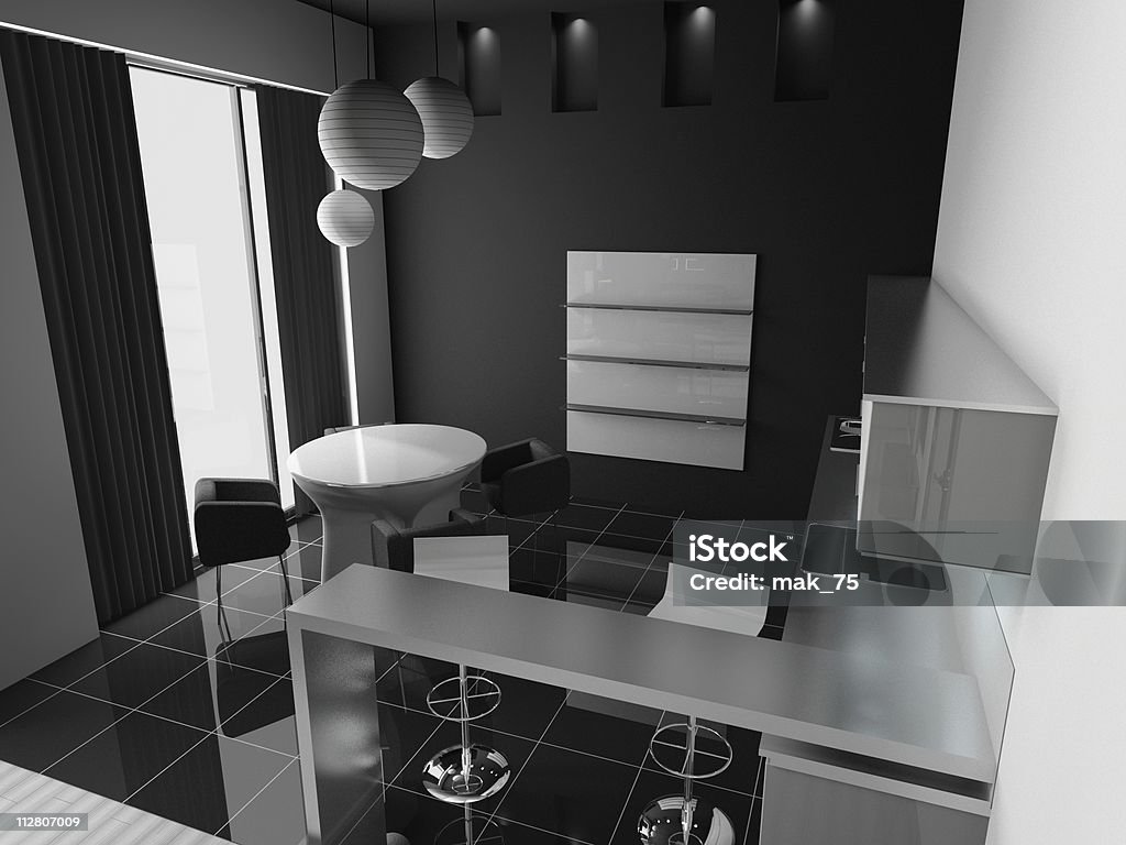 거실, 식사 구역 객실 - 로열티 프리 0명 스톡 사진
