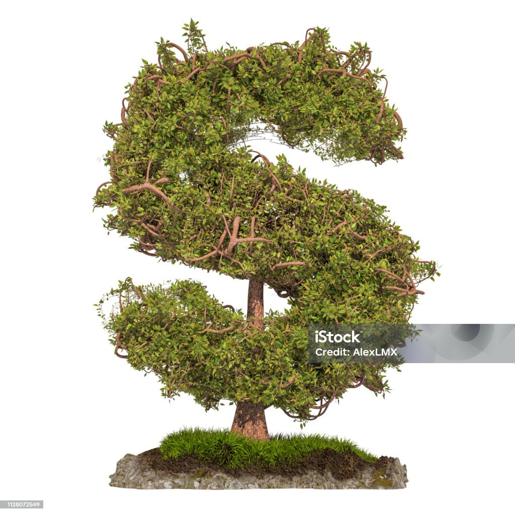 Cây Chữ S Cây Có Hình Chữ S Kết Xuất 3d Bị Cô Lập Trên Nền Trắng ...