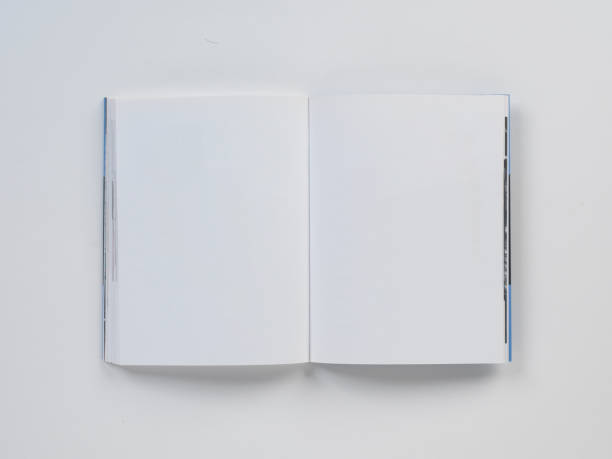 Mock-up magazines, book or catalog on white background.