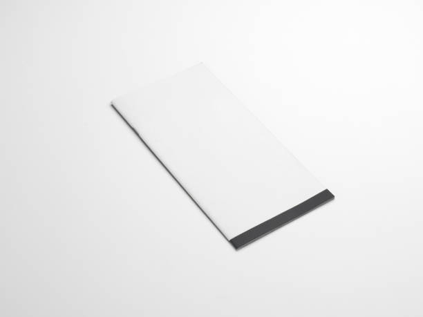 istock Mock-up magazines, book or catalog on white background. 1128073858