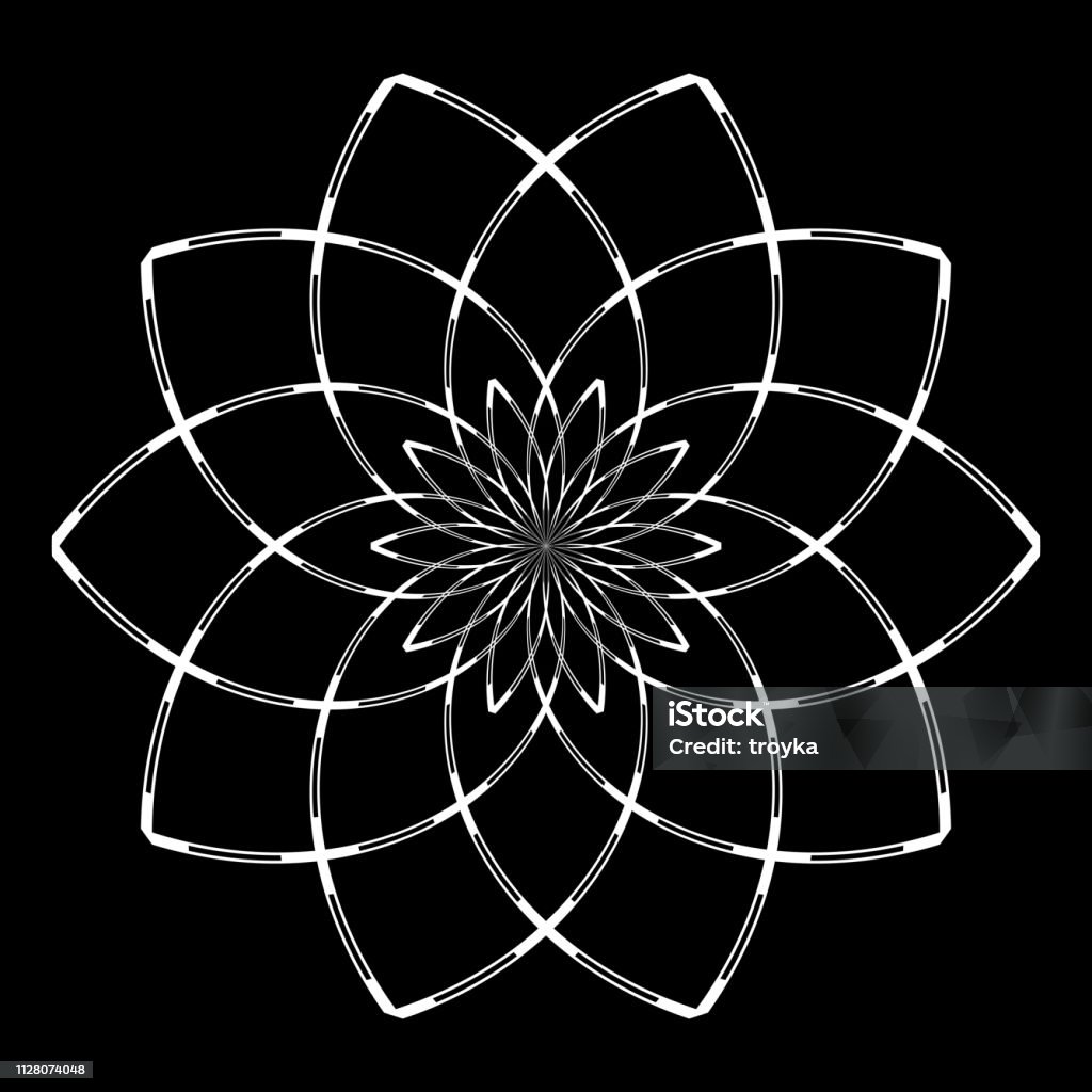 Pattern Design Geometry Rotations Circle Design Element Abstract Geometric Rotation Pattern Stock ...