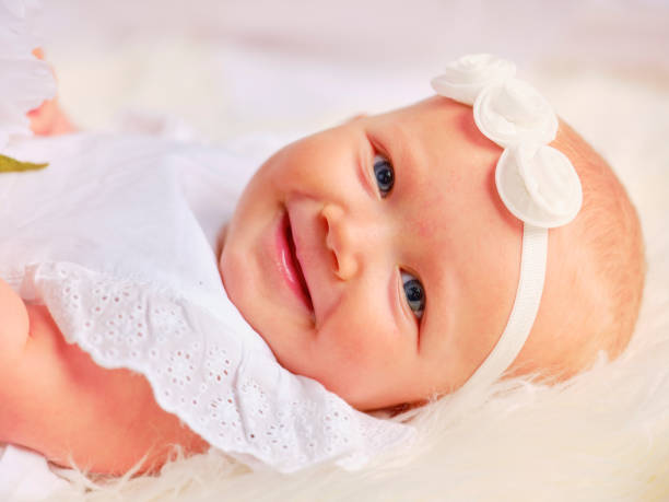 istock Six Month Old Baby Girl 1128077144