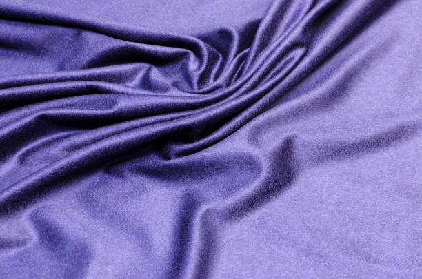 istock Costume fabric in blue cashmere and wool 1128080256