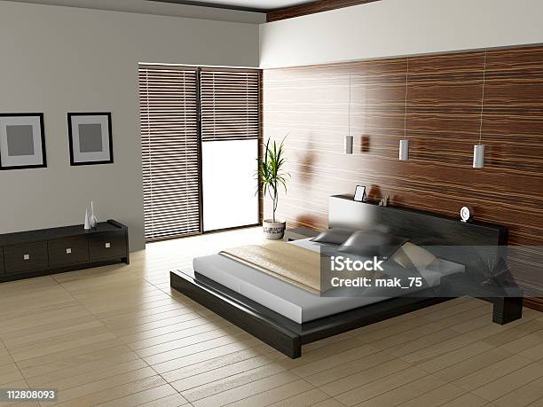 Bedroom Stock Photo - Download Image Now - Apartment, Architecture, Bed - Furniture