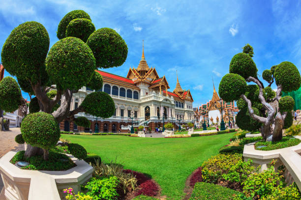 Thailand. The Big Royal Palace in Bangkok. grand palace bangkok stock pictures, royalty-free photos & images