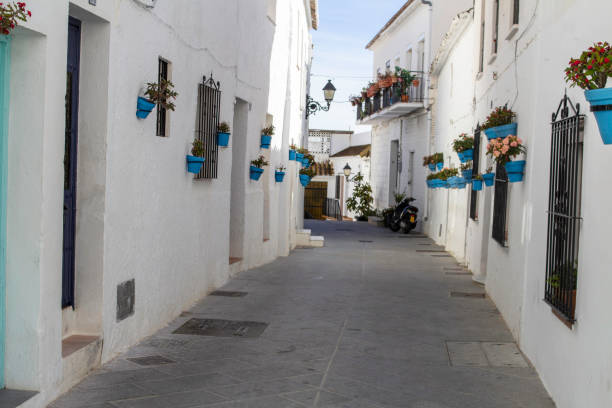 istock Street scene, Mijas,Spain. 1128085073