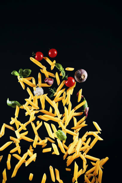 istock Penne Macaroni Pasta Food Explosion 1128085290