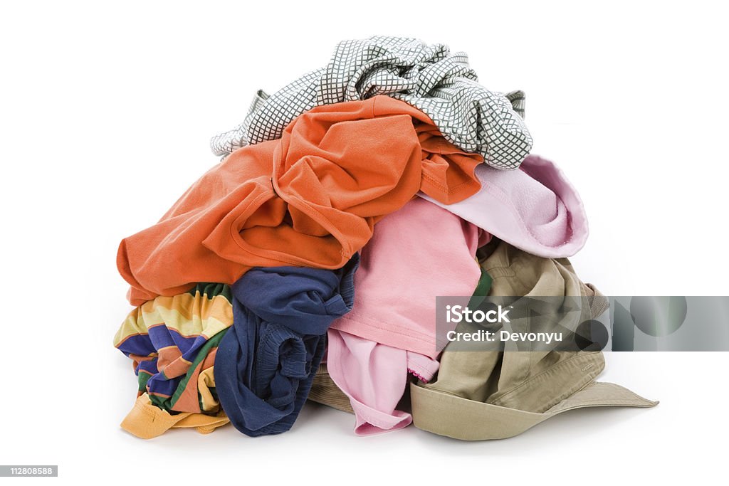 dirty clothing  Heap Stock Photo