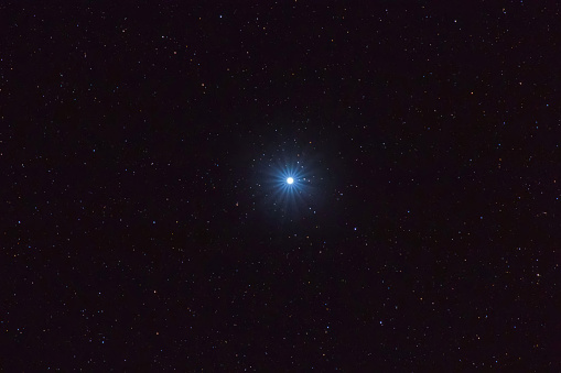 Sirius Brightest star on Night sky, Sirius Star