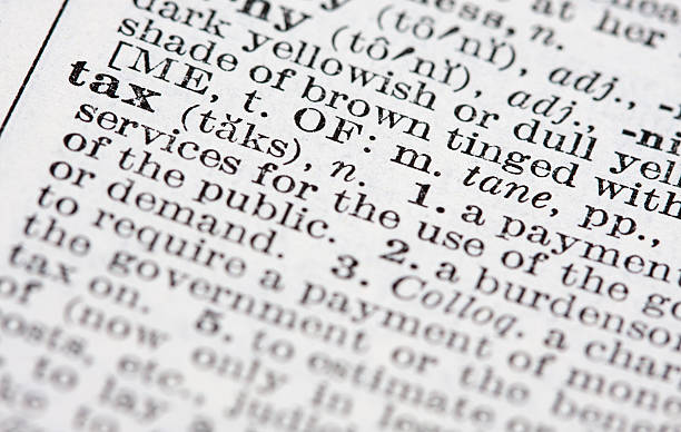 istock Definition of Tax 112809076