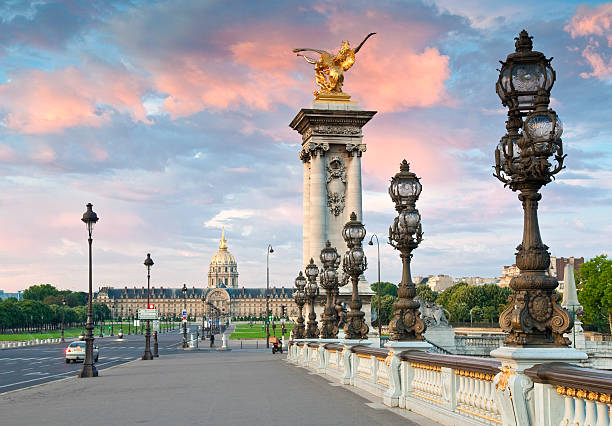 istock Pont Alexandre III & Hotel des Invalides, Paris 112809232
