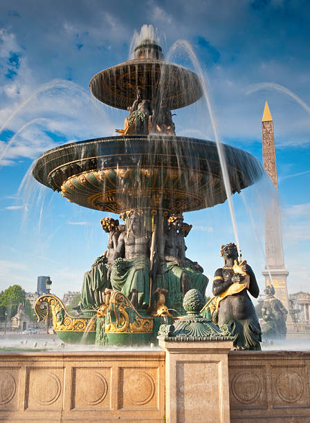 istock Fountains at Place de la Concord, Paris 112809301