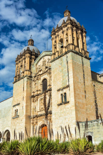 istock Church and Agave Plants 1128094798