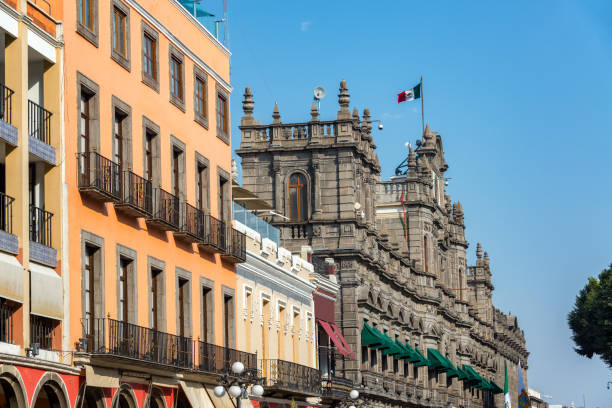 istock Town Hall in Puebla, Mexico 1128095966