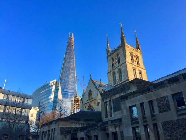 istock Shard and Southwark Cathedral 1128097822