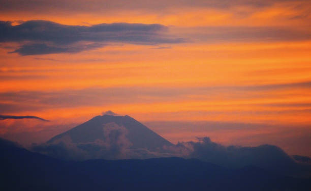 istock Mt Fuji at sunset, Japan 1128105993