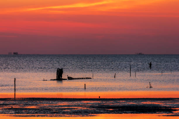 istock Beautiful sky  the sea 1128115383