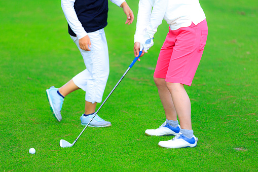 Golf lessons and Japanese women