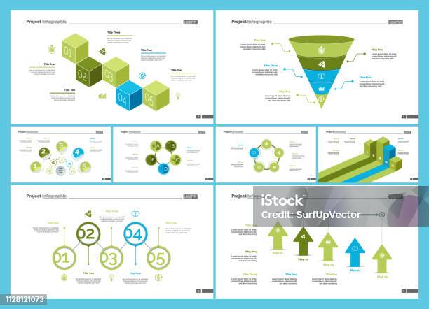 Inforgraphic Slide Templates For Business Presentation Stock Illustration - Download Image Now