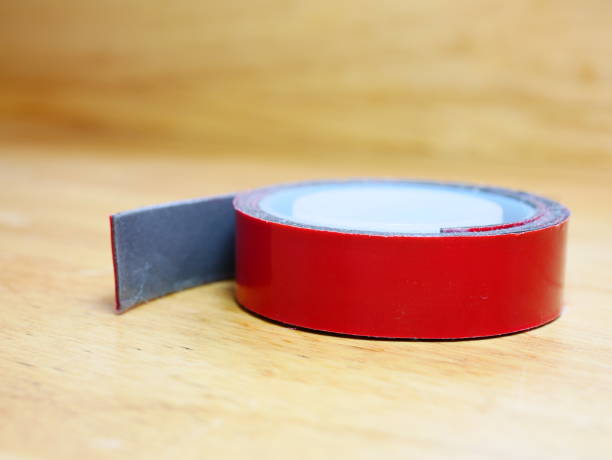 doppelseitiges klebeband - duct tape adhesive tape clipping path adhesive bandage stock-fotos und bilder