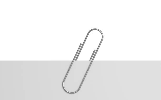 istock White note paper and paper binder clip isolated on white background for office business concept, attached to paper. 3d illustration 1128143277
