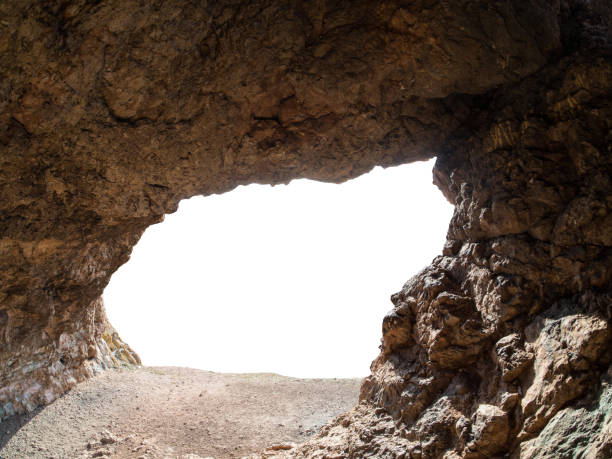 istock Entrance to the rock cave 1128151734