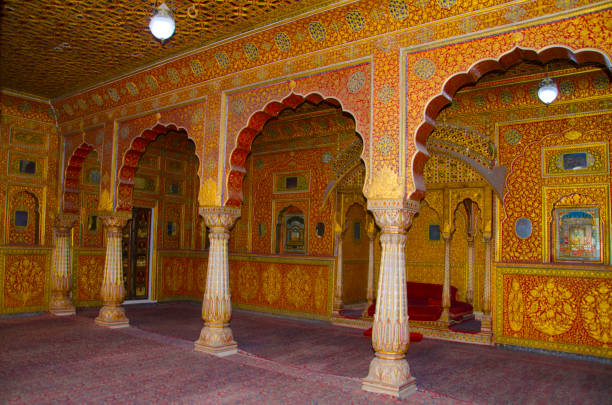 istock Private audience hall called as Anup Maha, Junagarh Fort, Bikaner, Rajasthan, India. 1128163466