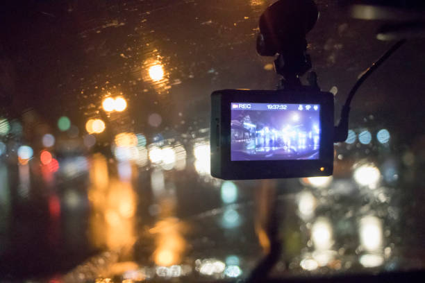 istock CCTV car camera for safety drive on the road.VDO Camera technology record accident event for driver. 1128163763