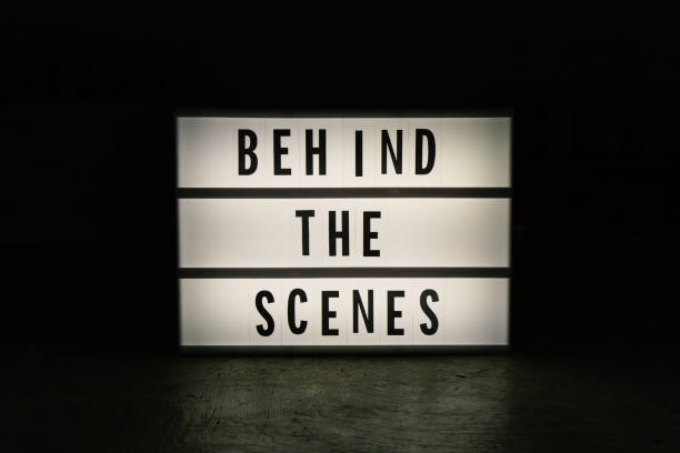 istock The cinema light box in dark tone film content. 1128164437