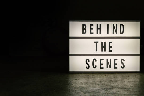 istock The cinema light box in dark tone film content. 1128164441