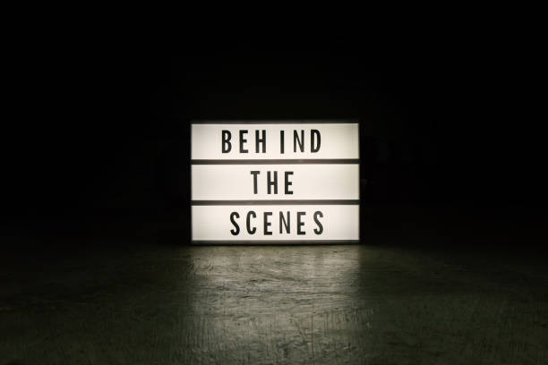 istock The cinema light box in dark tone film content. 1128164443