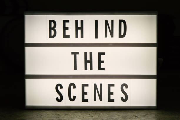 istock The cinema light box in dark tone film content. 1128164499