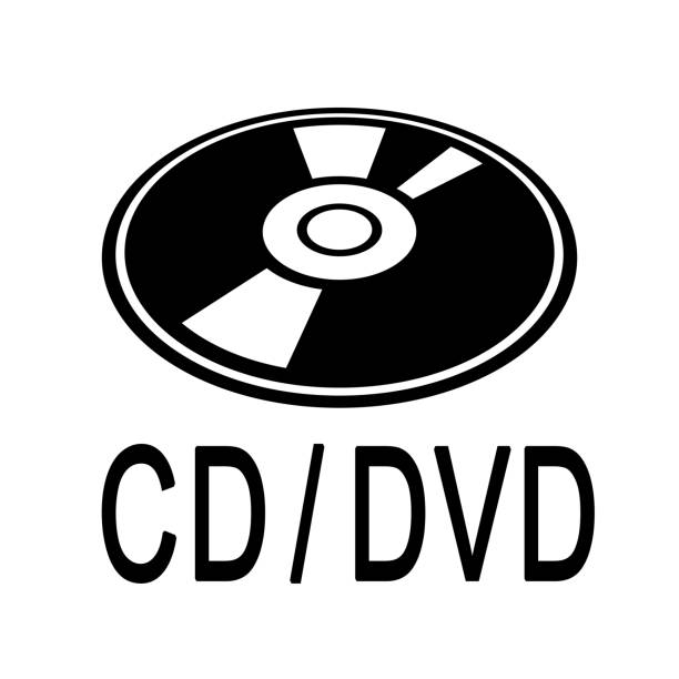 Disk Logo of a disk. dvd logo stock illustrations