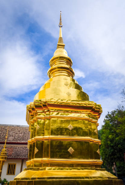 istock Wat Phra Singh golden stupa, Chiang Mai, Thailand 1128165662