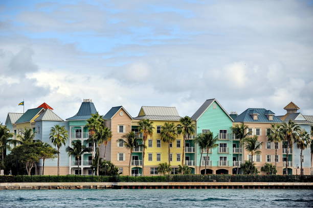 istock Hotels for holidays in the Bahamas. 1128175132