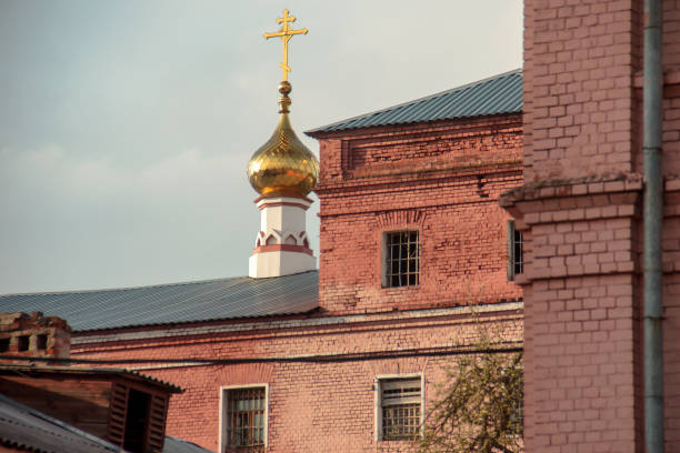 golden dome above Vladimir Central Prison