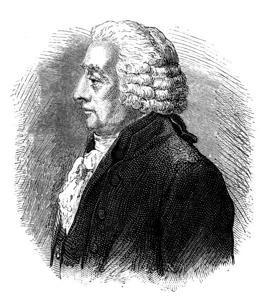 istock Antique illustration of scientist: George Louis Lesage 1128181265