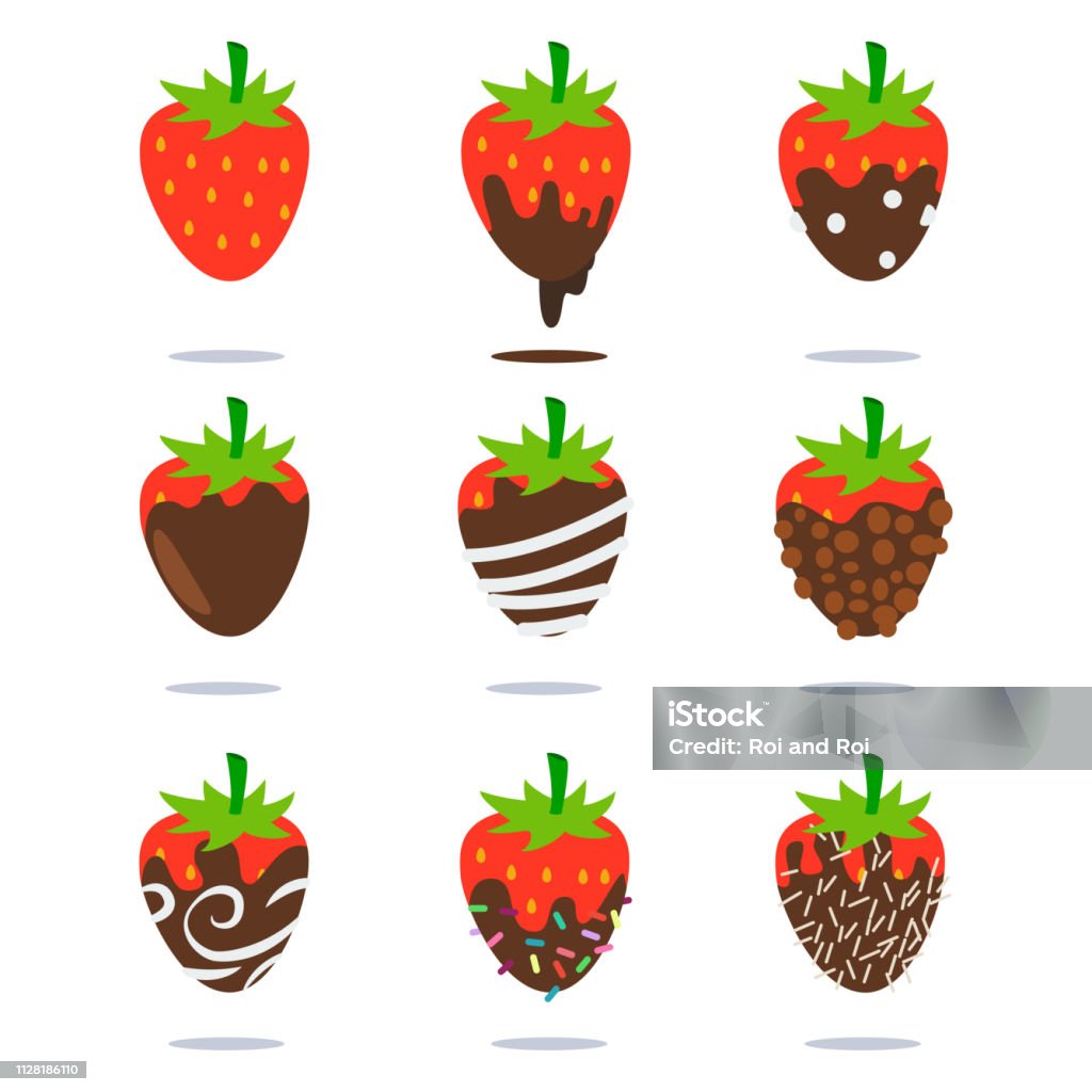 Ilustración de Fresas Cubiertas Chocolate Vector Dibujos Animados Fruta Plana Iconos Conjunto Aislado Sobre Fondo Blanco y más Vectores Libres de Derechos de Fresa - iStock Ilustración de Fresas Cubiertas Chocolate Vector Dibujos Animados Fruta Plana Iconos Conjunto Aislado Sobre Fondo Blanco y más Vectores Libres de Derechos de Fresa - iStock