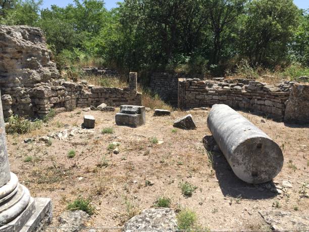 istock Ruins of Troy 1128188950