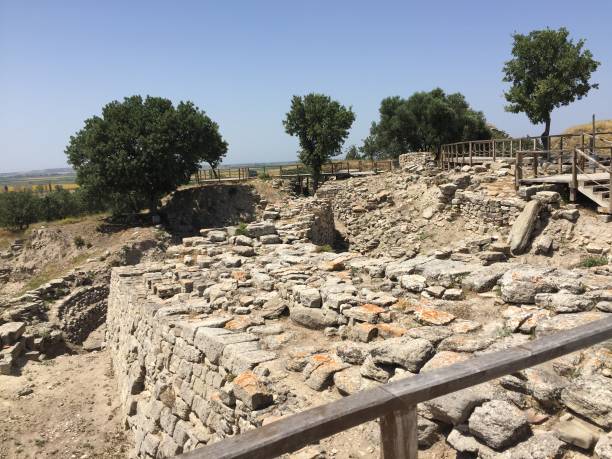 The majestic city of Troy, around which was the legend of the Trojan War. It was brought to fame by The Illiad, written by Homer.