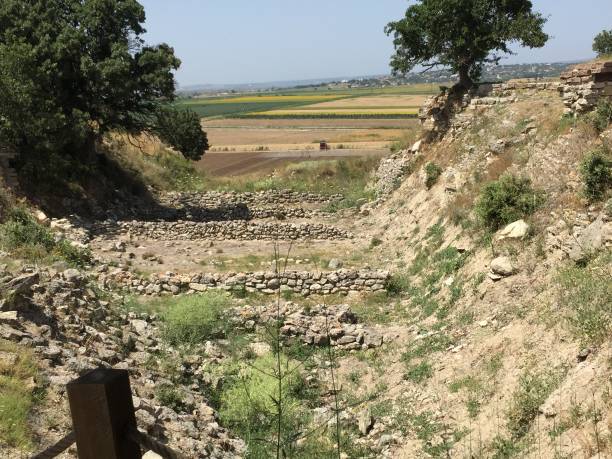 istock Ruins of Troy 1128189608