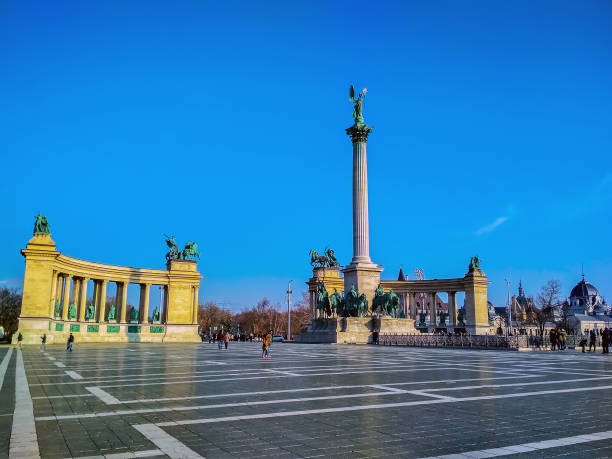 istock Heroes' Square in Budapest, Hungary 1128192488