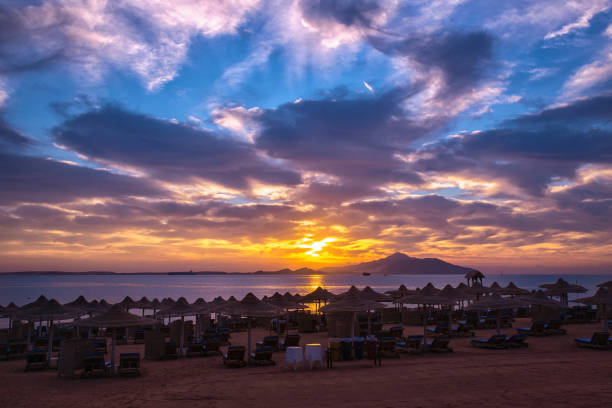 Sunrise in Sharm el Sheikh, Egypt. All inclusive