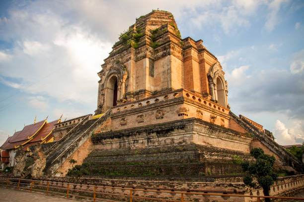 istock Wat Chedi Luang in Chiang Mai, Thailand 1128194501