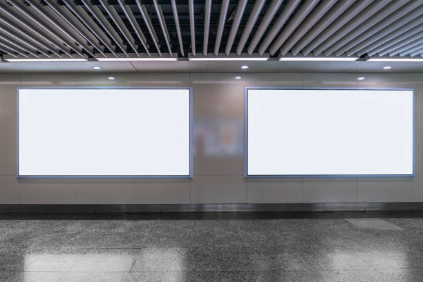 istock Blank billboard in subway. Useful for your advertising. 1128198326