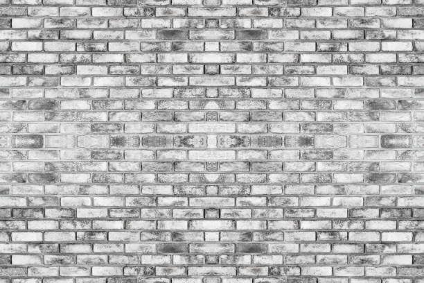 Background of brick wall with old texture pattern. Vintage style and grunge retro interior.