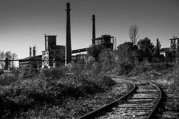 istock Abandoned Plants in Elbasan, Albania 1128200564